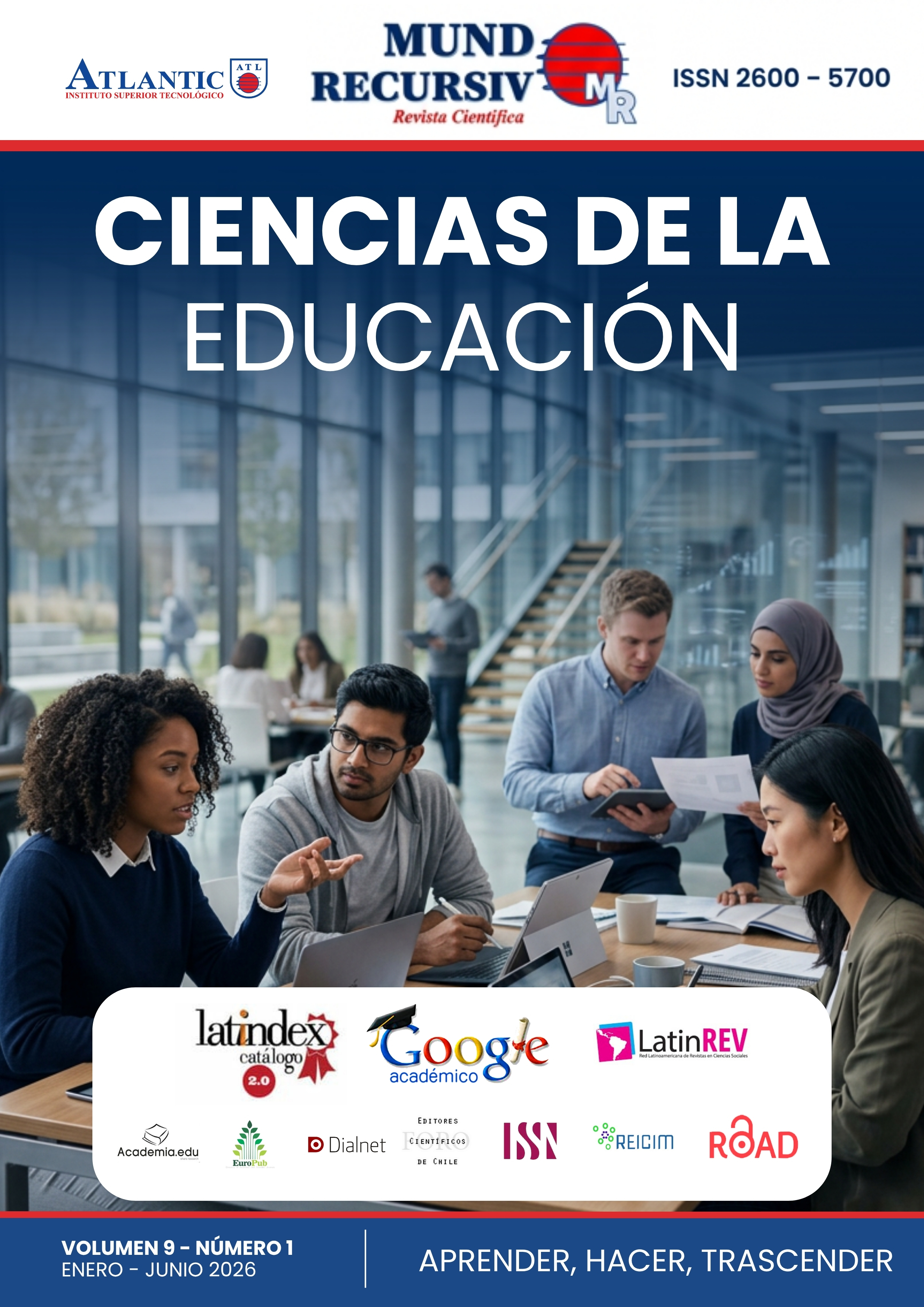 					Ver Vol. 9 Núm. 1 (2026): Ciencias de la Educación
				